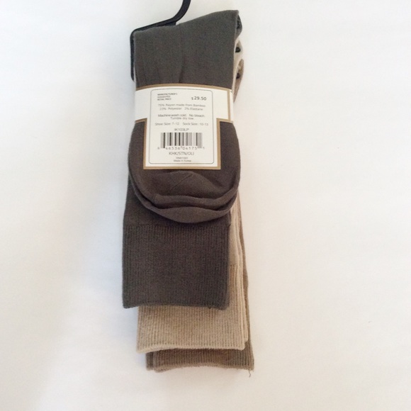 IKE BEHAR Men’s Socks 6 Pairs 2 Pack of 3 Shoe Size 10 - 13 NWT - Picture 7 of 10